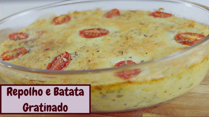 gratinado - COM REPOLHO E BATATA FIZ ESSE GRATINADO DELICIOSO!