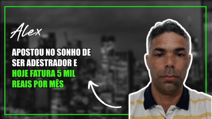 cães - ELE FATURA 5 MIL REAIS POR MÊS, ADESTRANDO CÃES, DEPOIS DE LARGAR O SERVIÇO DE RECICLAGEM DE ÓLEO