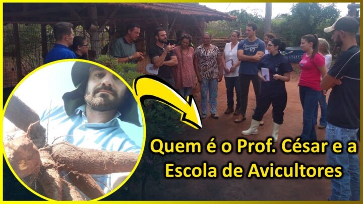 cÉsar - Quem é o prof. César e a Escola de Avicultores