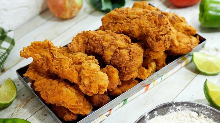 Receitas - VOCÊ NUNCA COMEU FRANGO FRITO ASSIM, SUPER CROCANTE POR FORA E SUCULENTO POR DENTRO