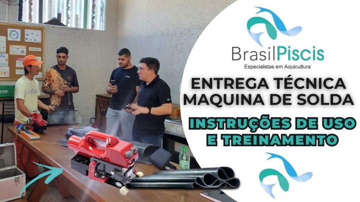 Psicultura e Criação de tilápias - Como soldar Geomembrana e onde comprar? - video 50