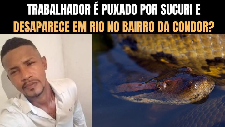 puxado - Trabalhador é puxado por sucuri e desaparece em rio no bairro da Condor em Belém? | Biólogo Henrique