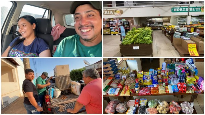 compras - FOMOS NA CIDADE | MAIS UMA CONQUISTA PRO NOSSO SÍTIO🙏🏼 COMPRAS DO MÊS NO SUPERMERCADO