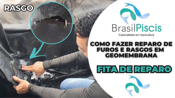 reparo!! - Como fazer reparo de furos e rasgo em geomembrana - video 37