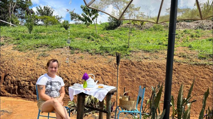 decorando - Decorando Simples com Antena Parabólica e um Chá da Tarde