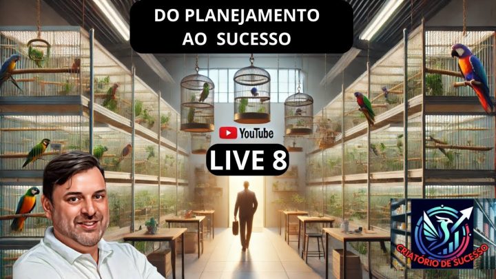 desculpa - LIVE 8 - DO PLANEJAMENTO AO SUCESSO - AGORA QUAL SUA DESCULPA PARA INICIAR UMA CRIAÇÃO COMERCIAL