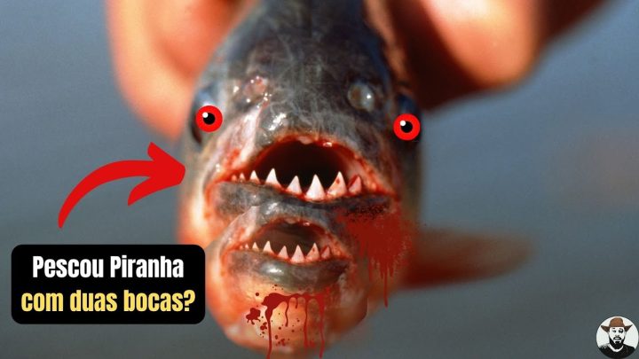 bocas? - Pescou Piranha com duas bocas?